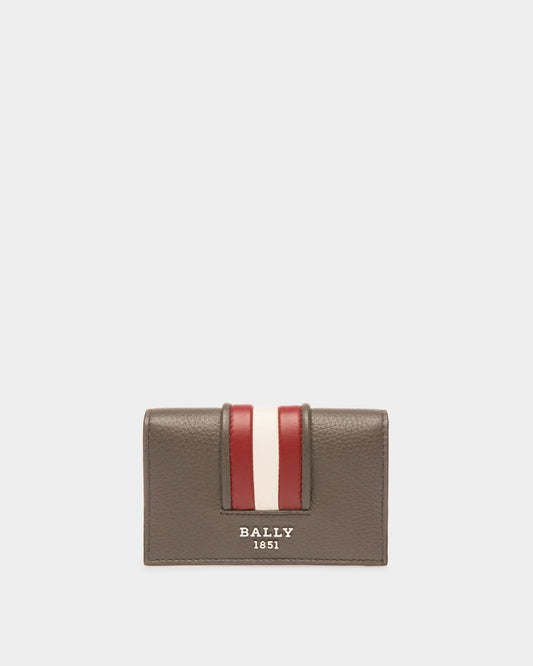 Balee Leather Beniness Card Holder In Army Green