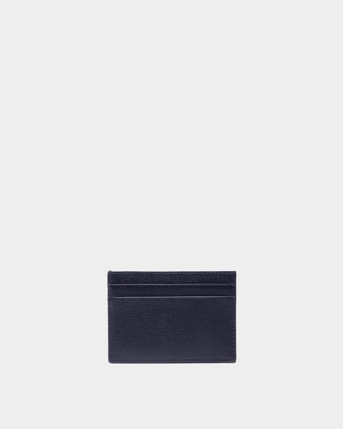 Crossing Card Holder | Men's Card Holder | Midnight Leather | Bally | Still Life Back