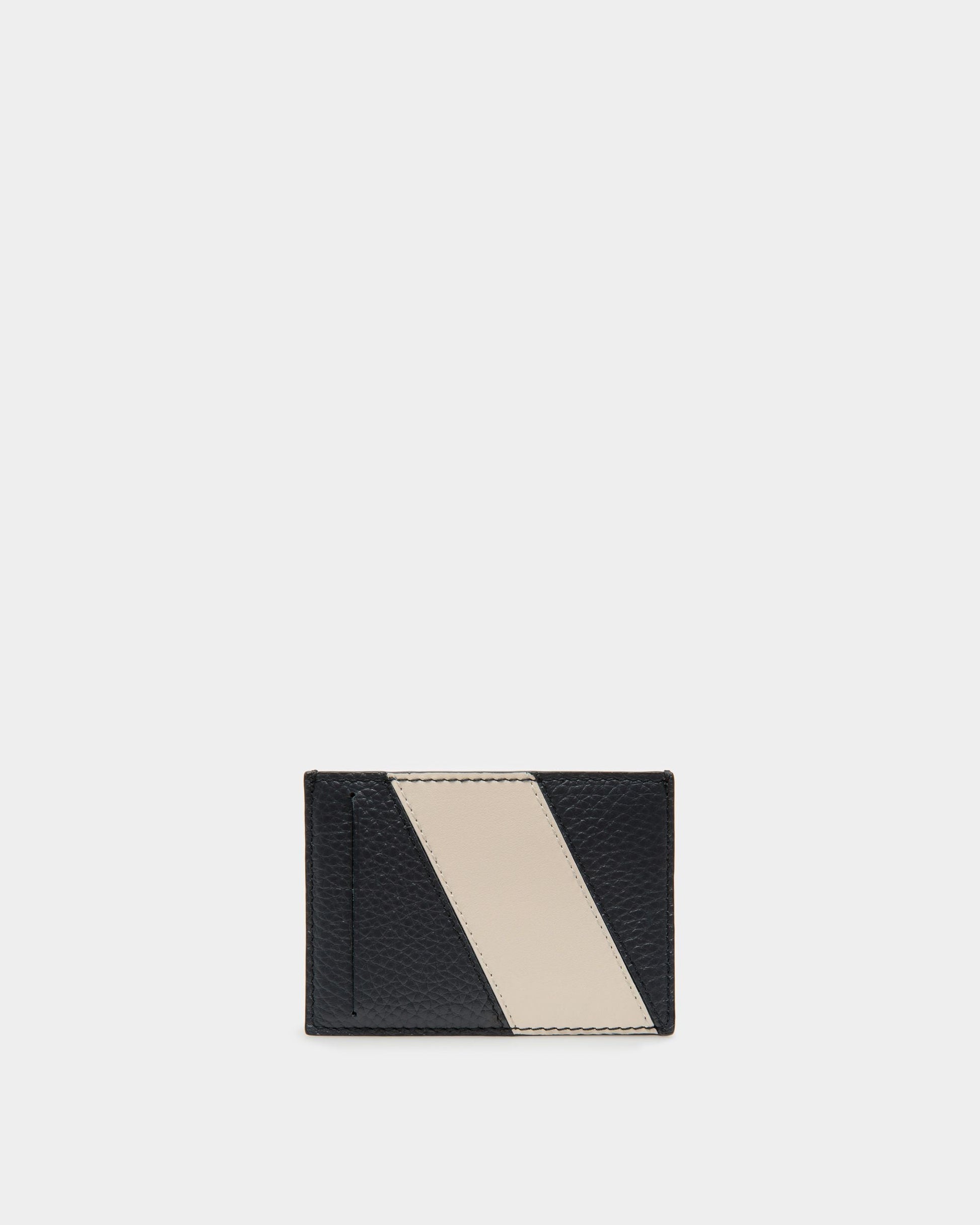 Lago Business Card Holder | Men's Business Card Holder | Midnight Leather | Bally | Still Life Back