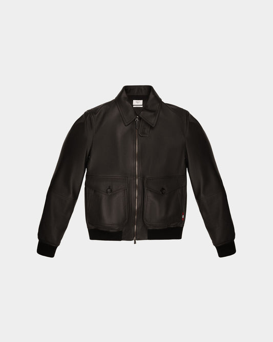 Leather Jacket In Black