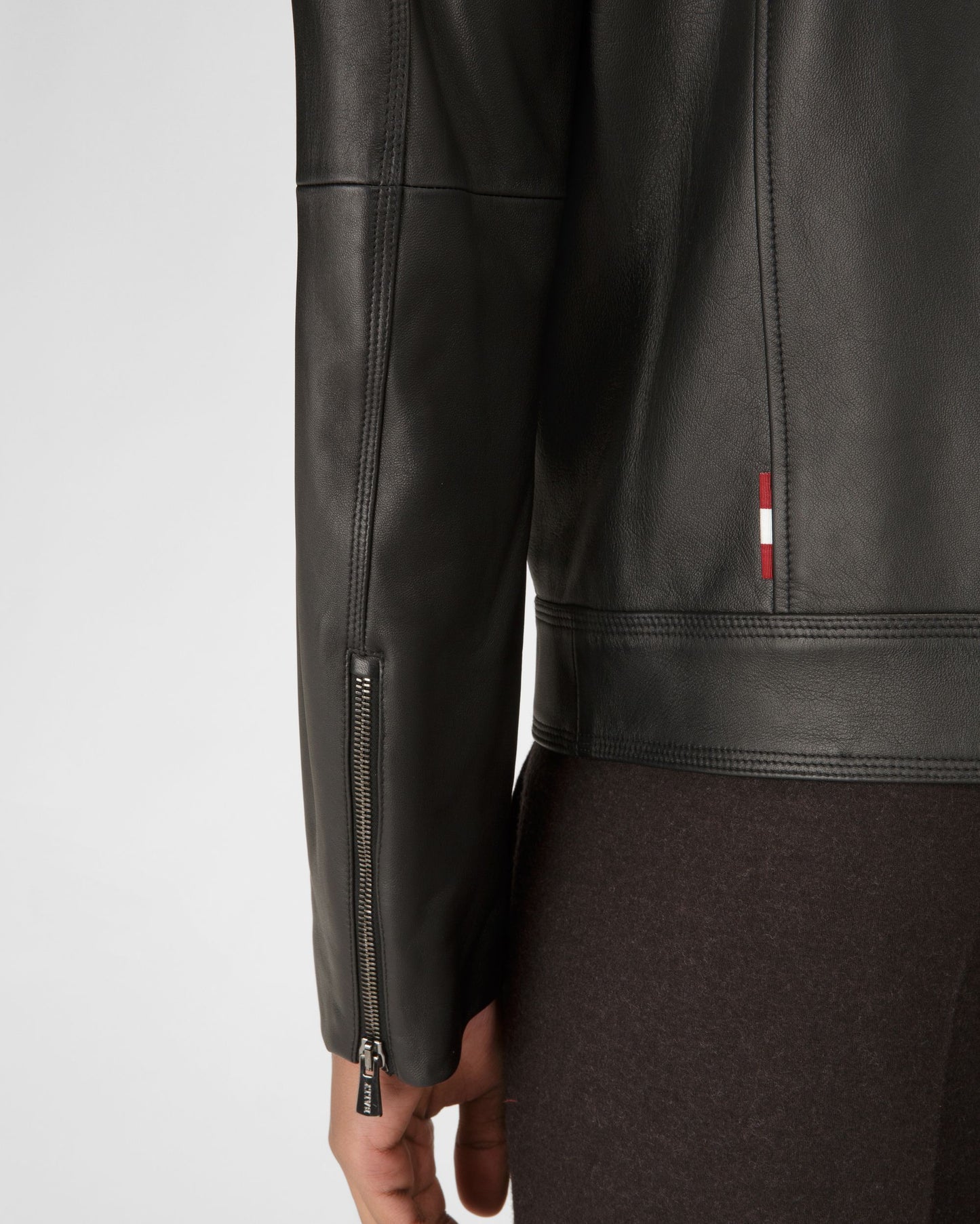 Leather Jacket In Black