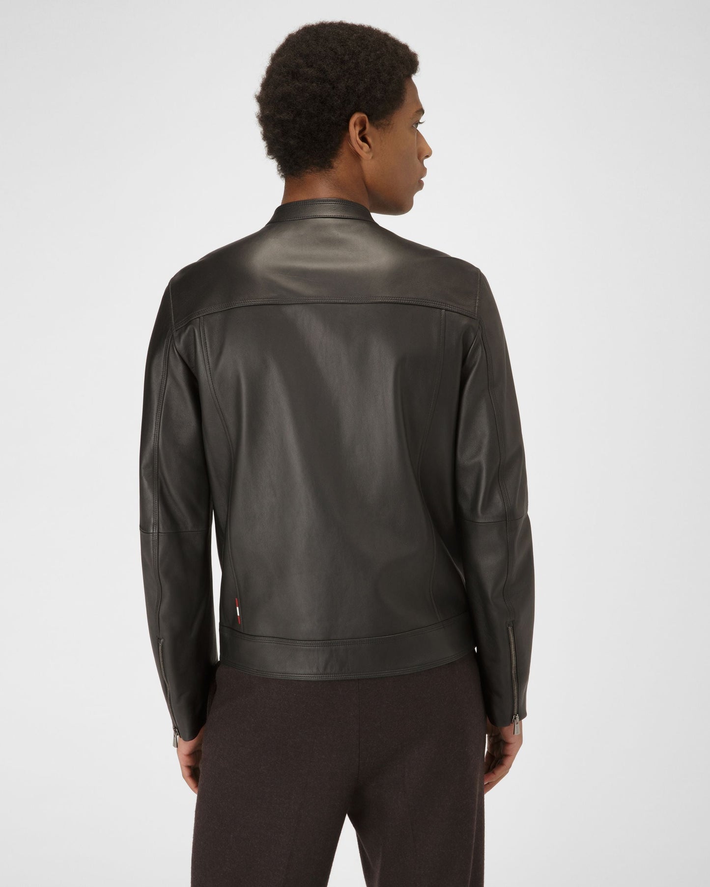 Leather Jacket In Black