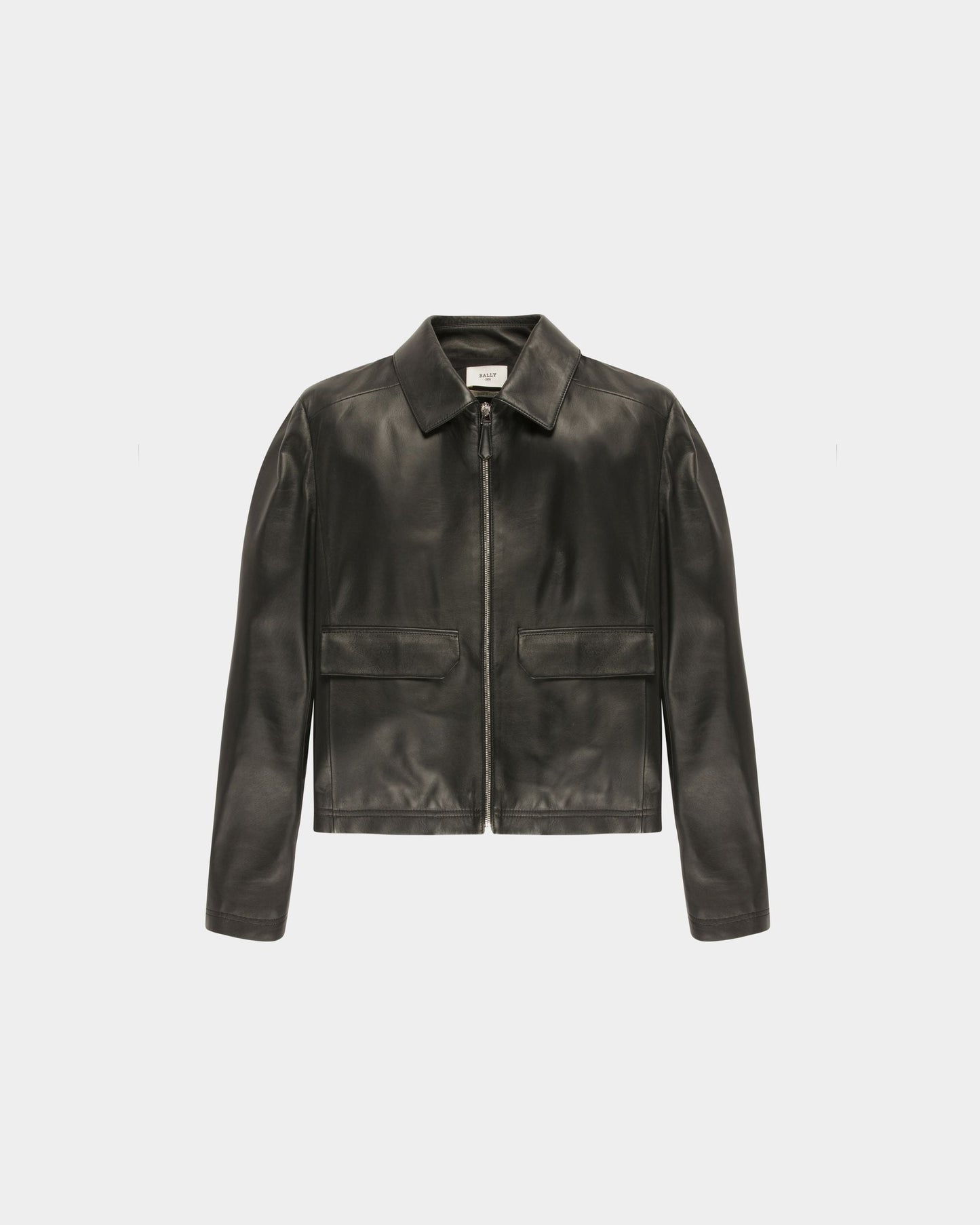 Leather Patch Pocket Jacket