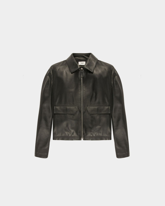 Leather Patch Pocket Jacket