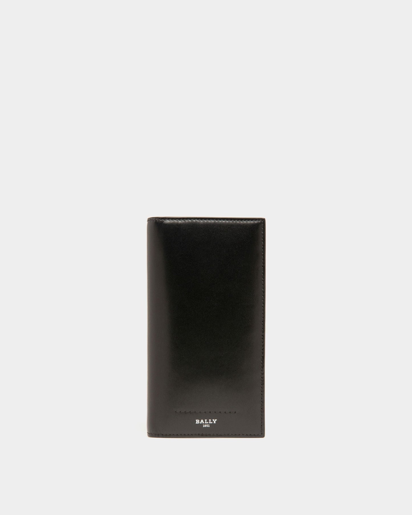 Scaliro Leather Continental Wallet In Black