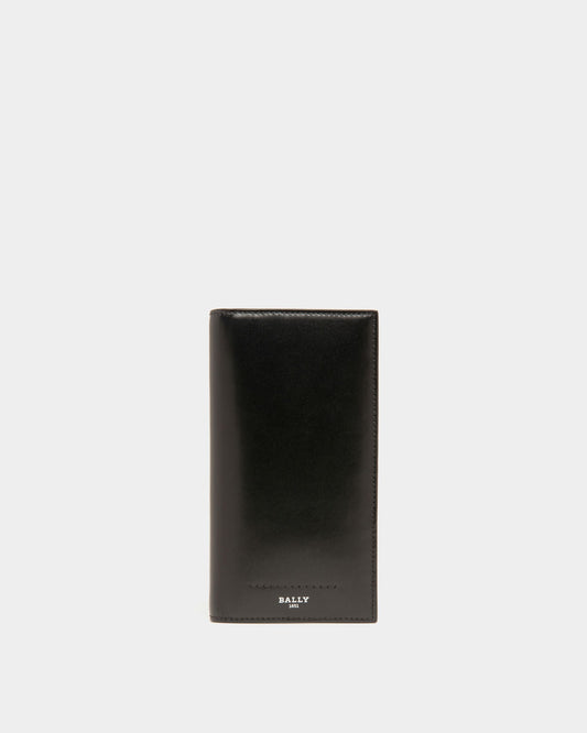 Scaliro Leather Continental Wallet In Black