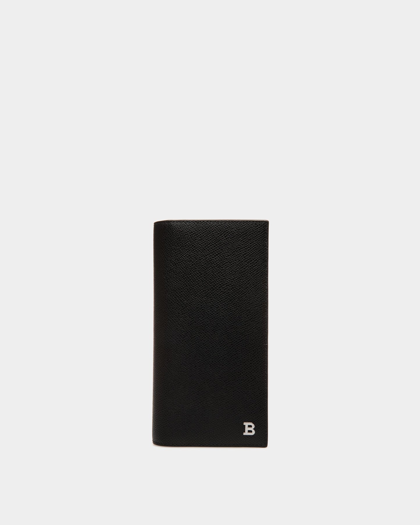 Continental Wallet in Black Embossed Leather