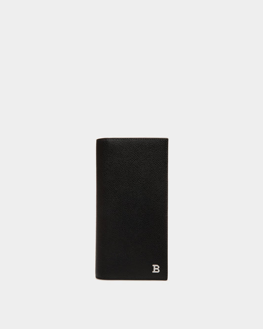 Continental Wallet in Black Embossed Leather