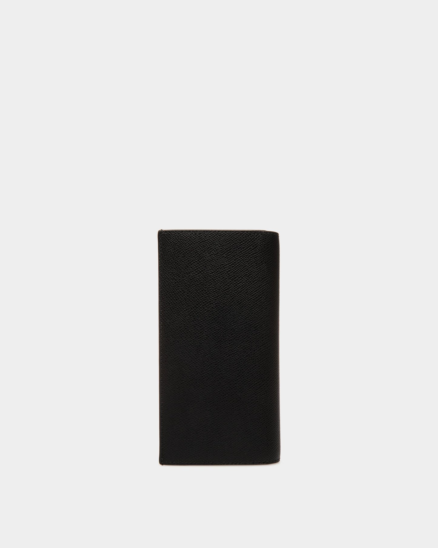 Continental Wallet in Black Embossed Leather
