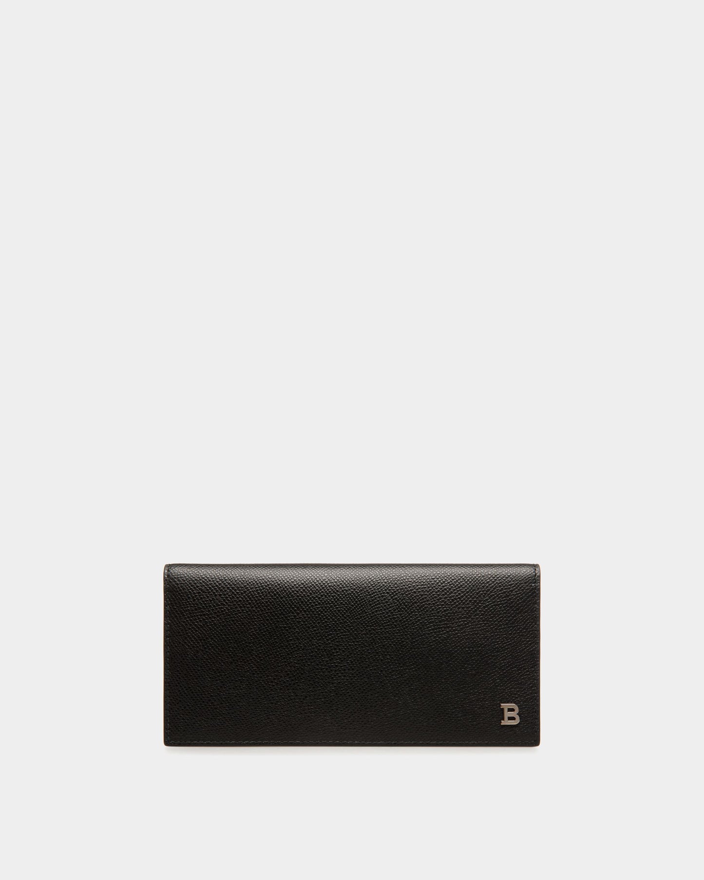 Continental Wallet in Black Embossed Leather