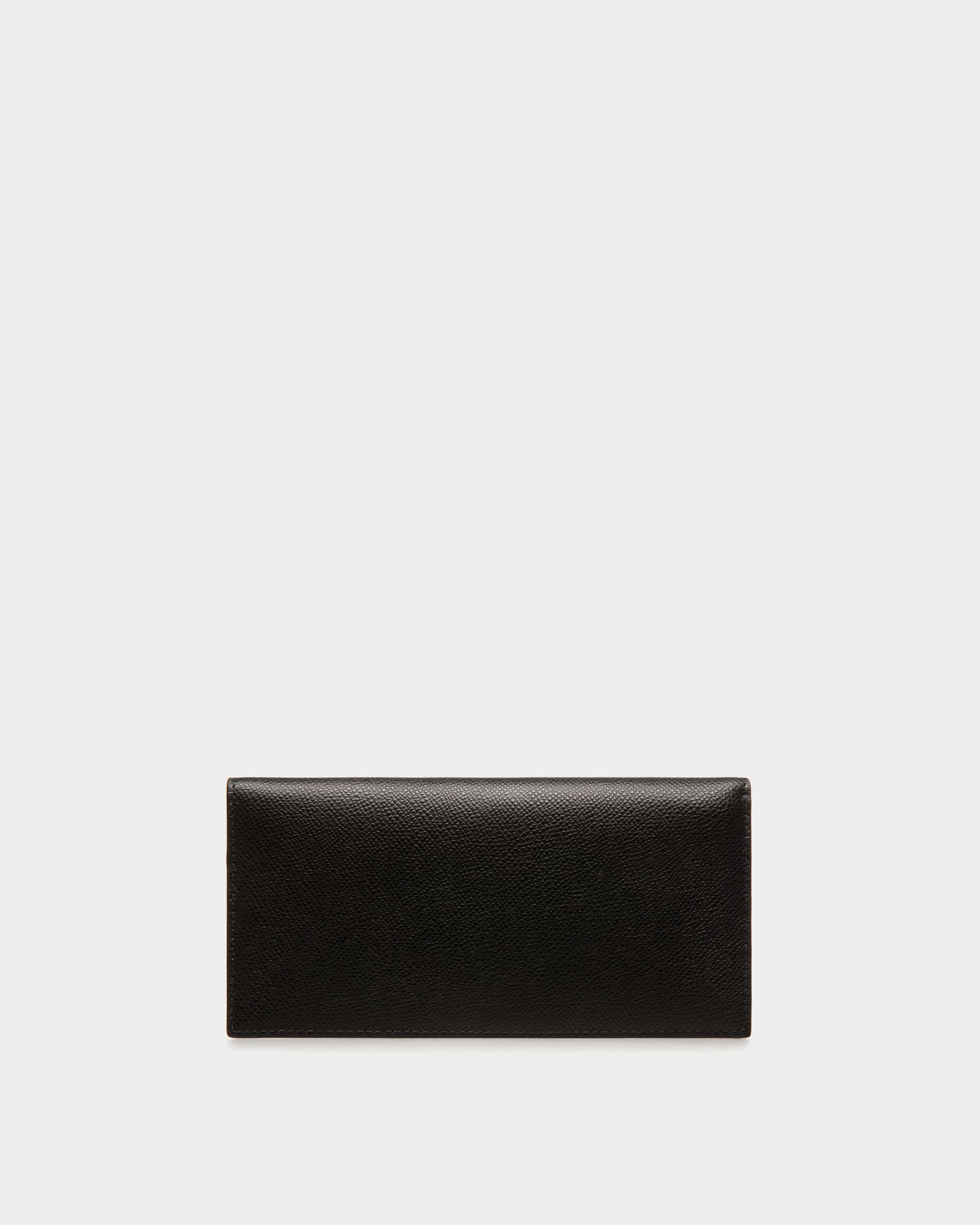 Continental Wallet in Black Embossed Leather
