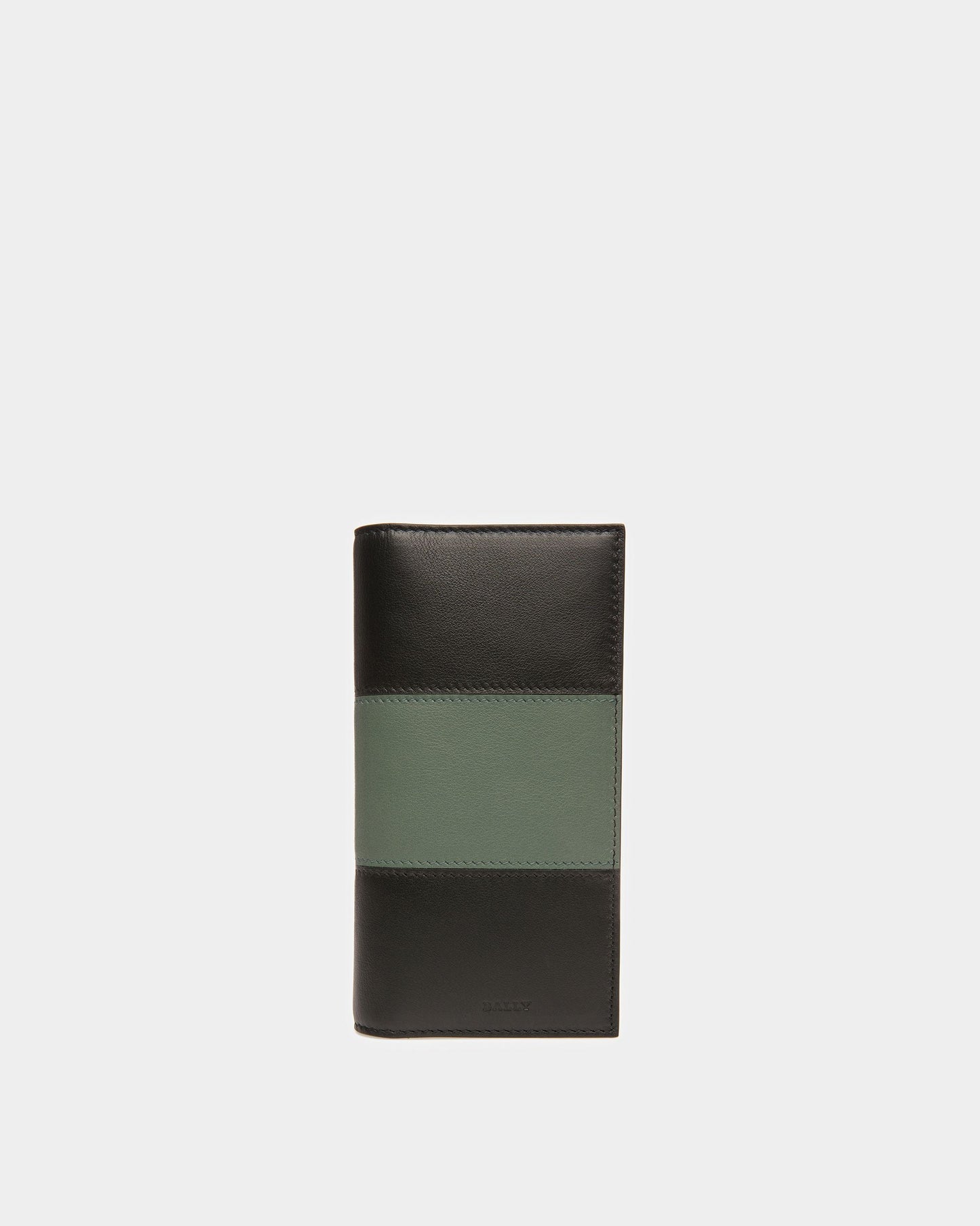 Bhod Continental Wallet In Black & Green