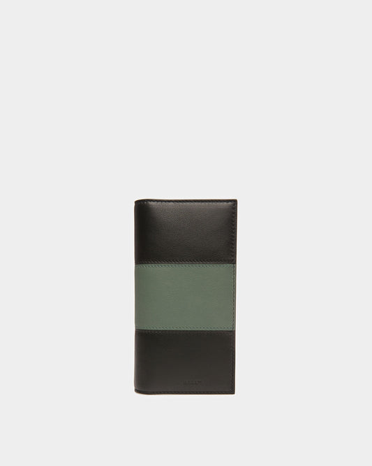 Bhod Continental Wallet In Black & Green