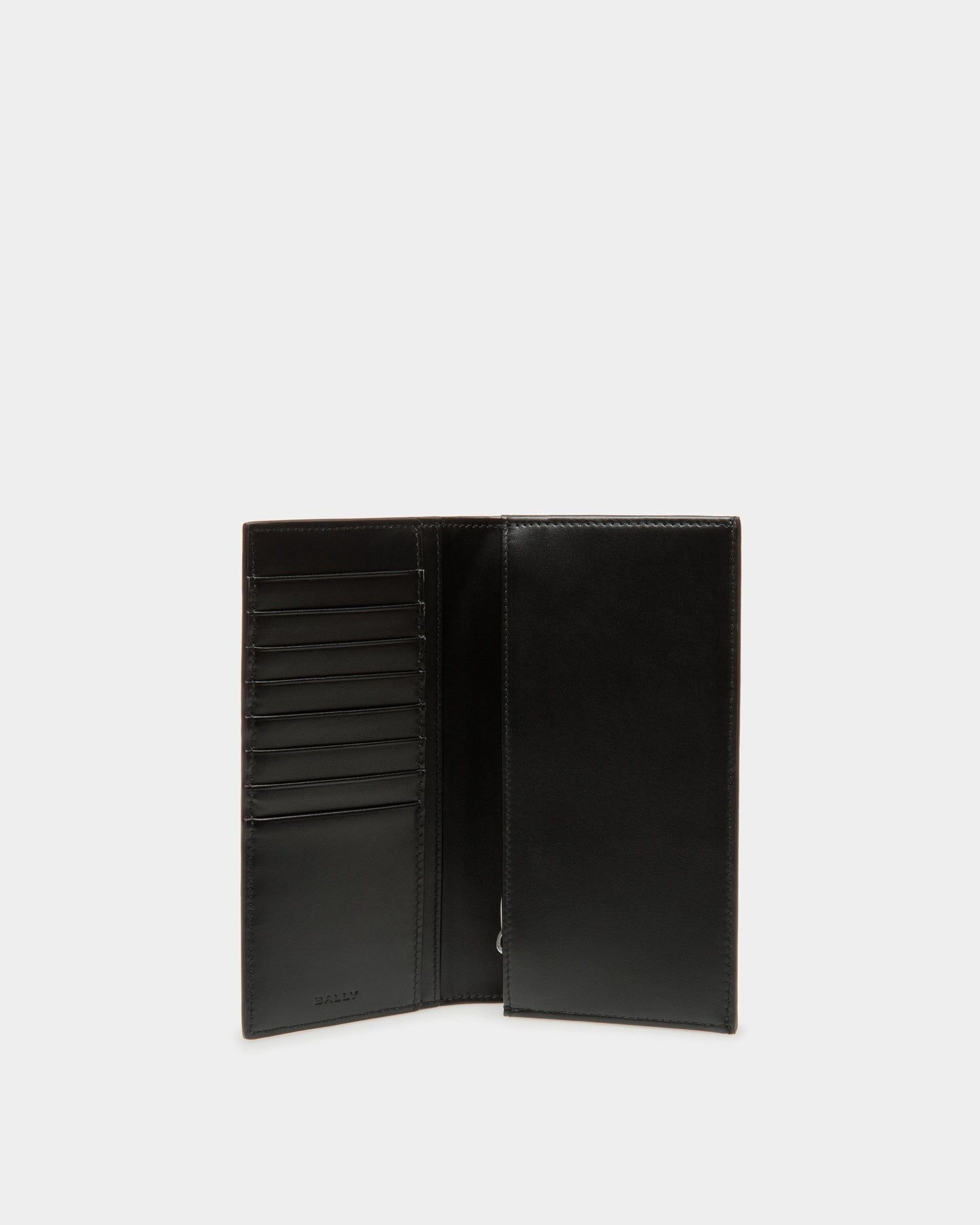 Lago Continental Wallet | Men's Long Wallets | Brown Leather | Bally | Still Life Open / Inside