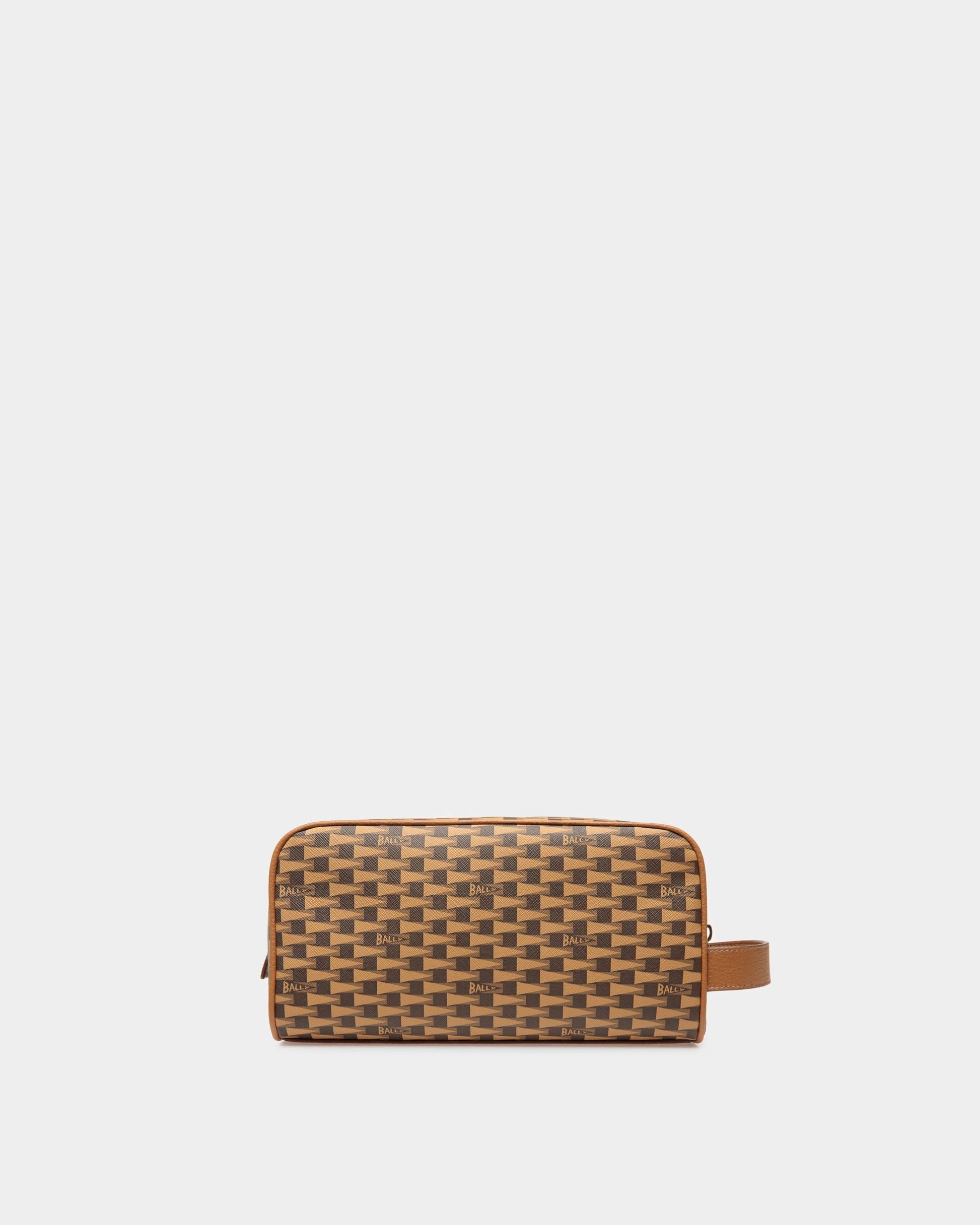 Pennant Toiletry Bag | Men's Dopp Kit | TPU | Bally | Still Life Back