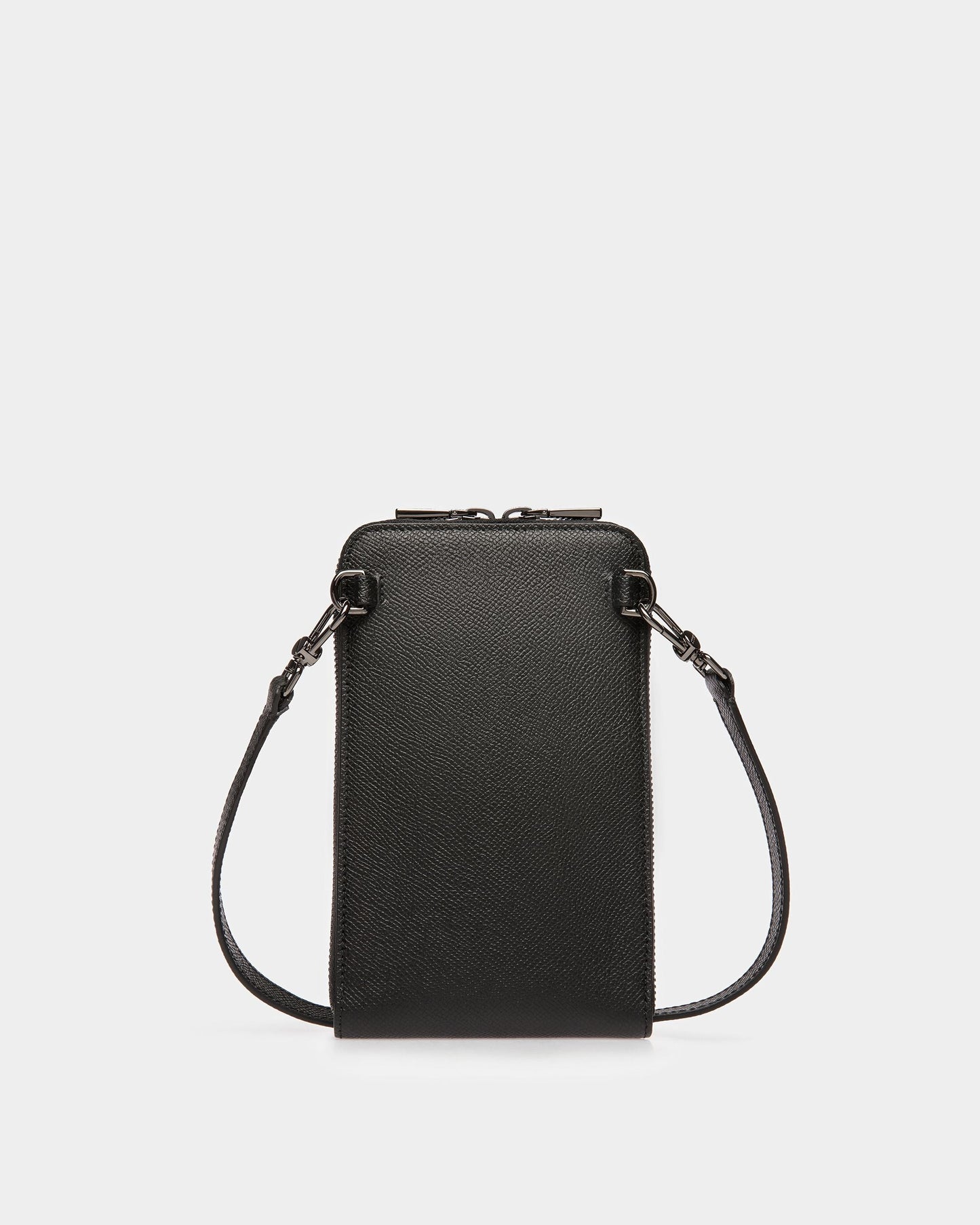 Brantlee Leather Carry Case In Black And Blue Neon