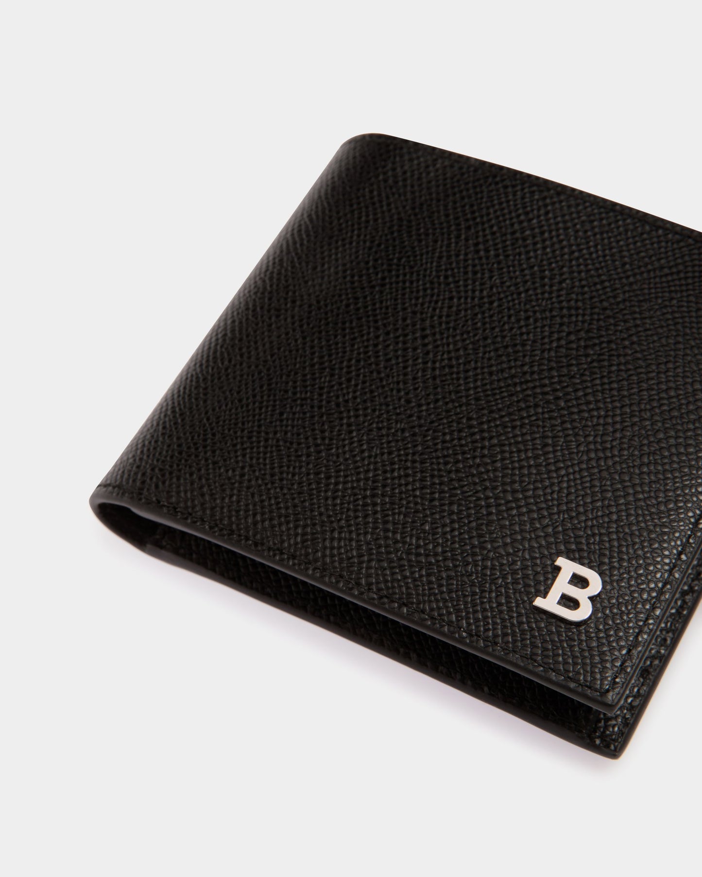 Wallet in Black Embossed Leather