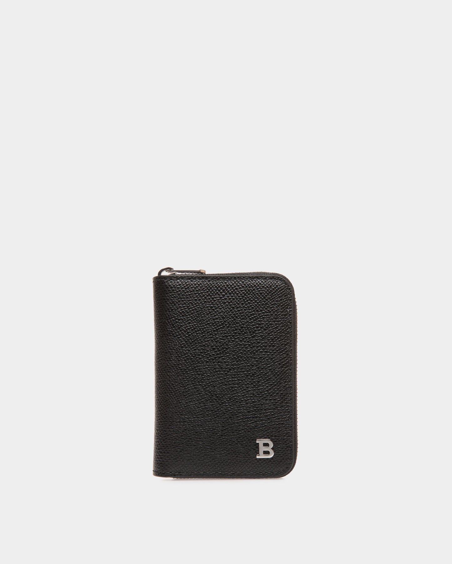 Wallet in Black Embossed Leather