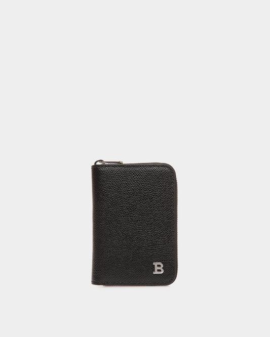 Wallet in Black Embossed Leather