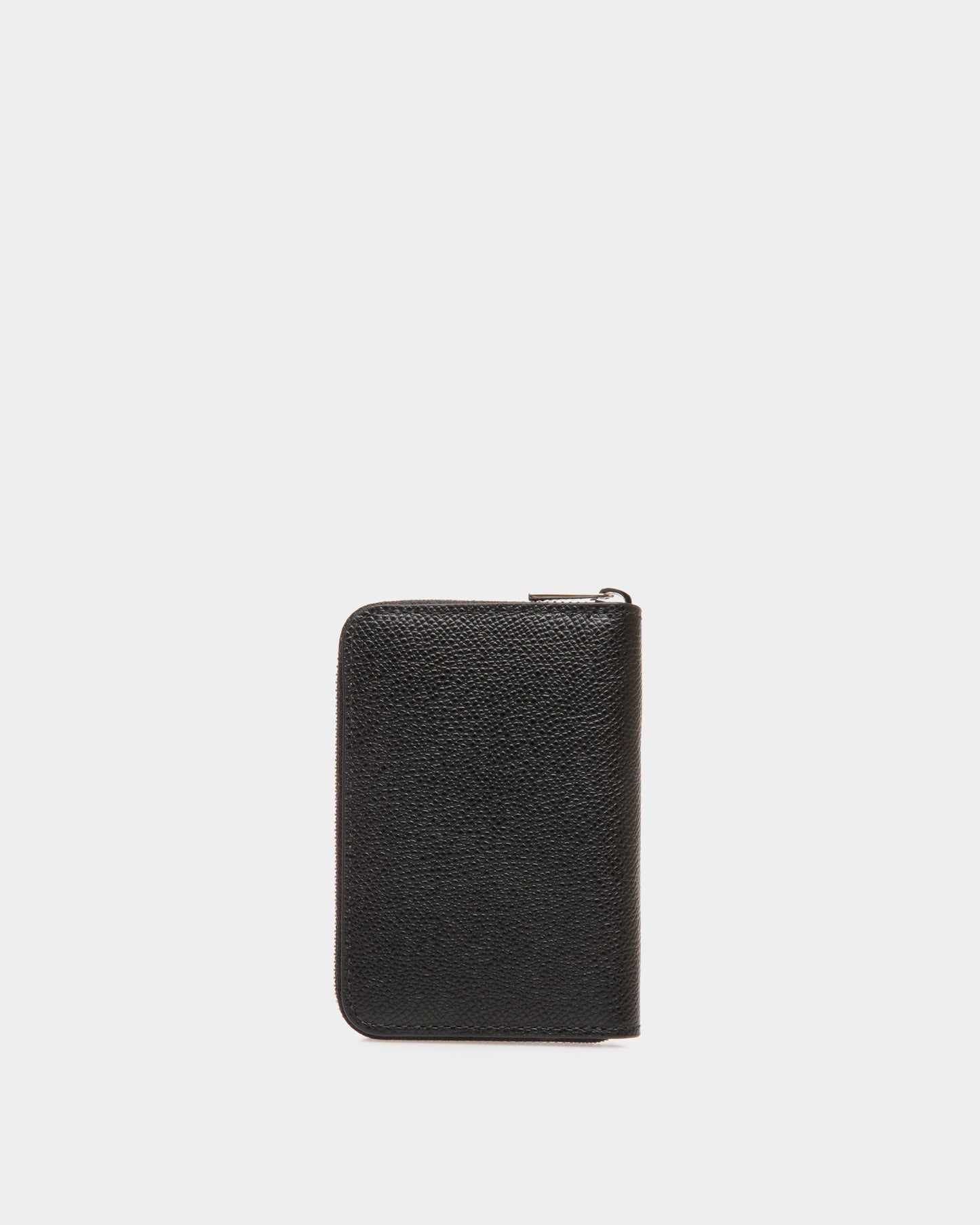 Wallet in Black Embossed Leather