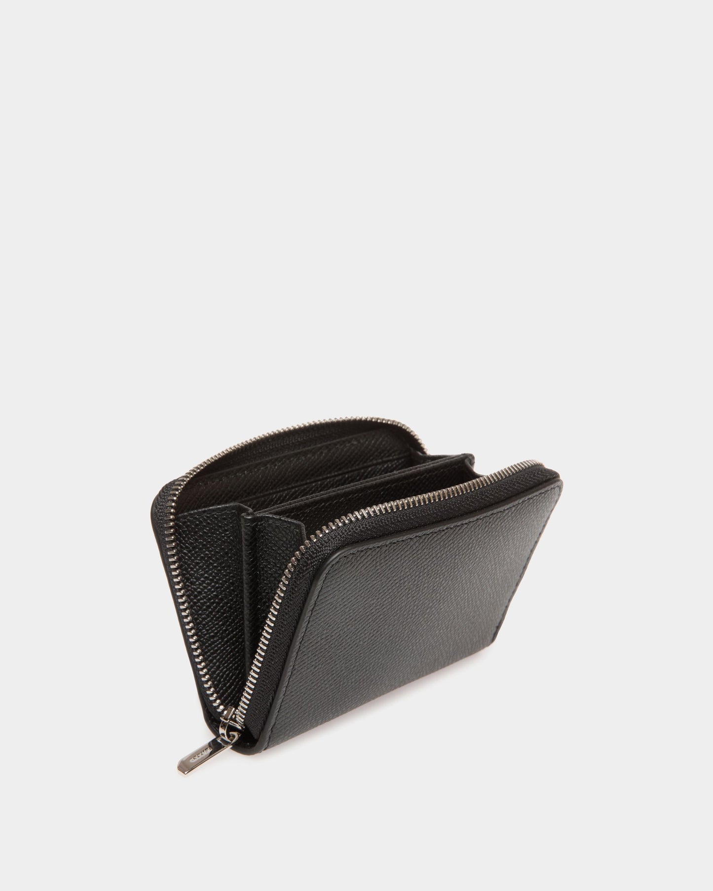 Wallet in Black Embossed Leather