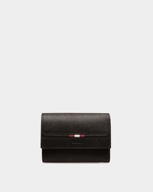 Wallet in Black Embossed Leather