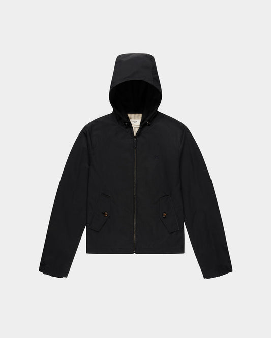 Cotton Techno Jacket In Navy