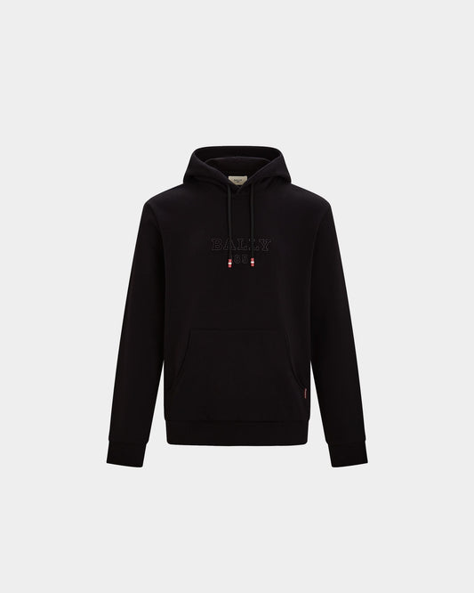 Men's Black Hooded Sweatshirt