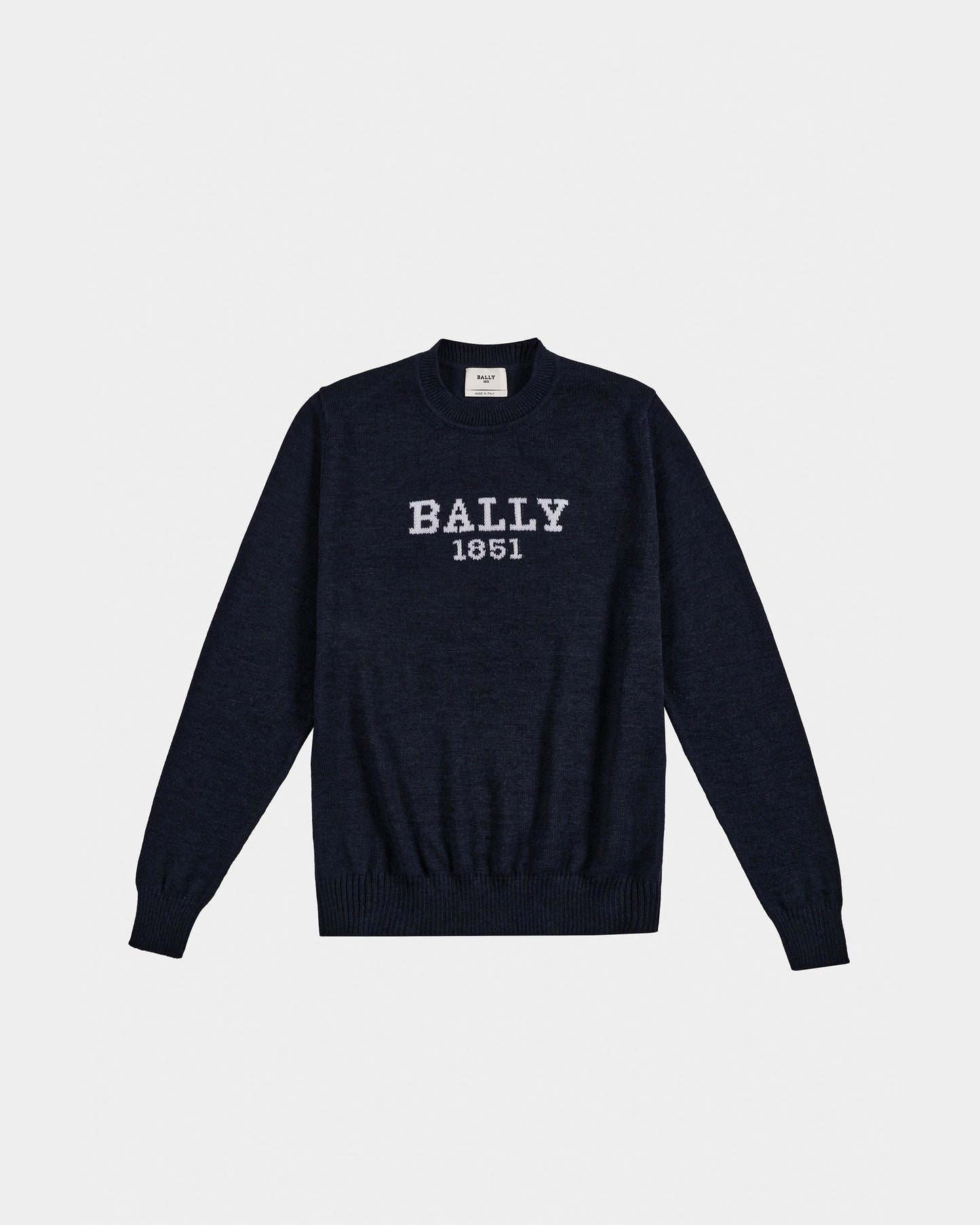 Sweater in Blue Wool