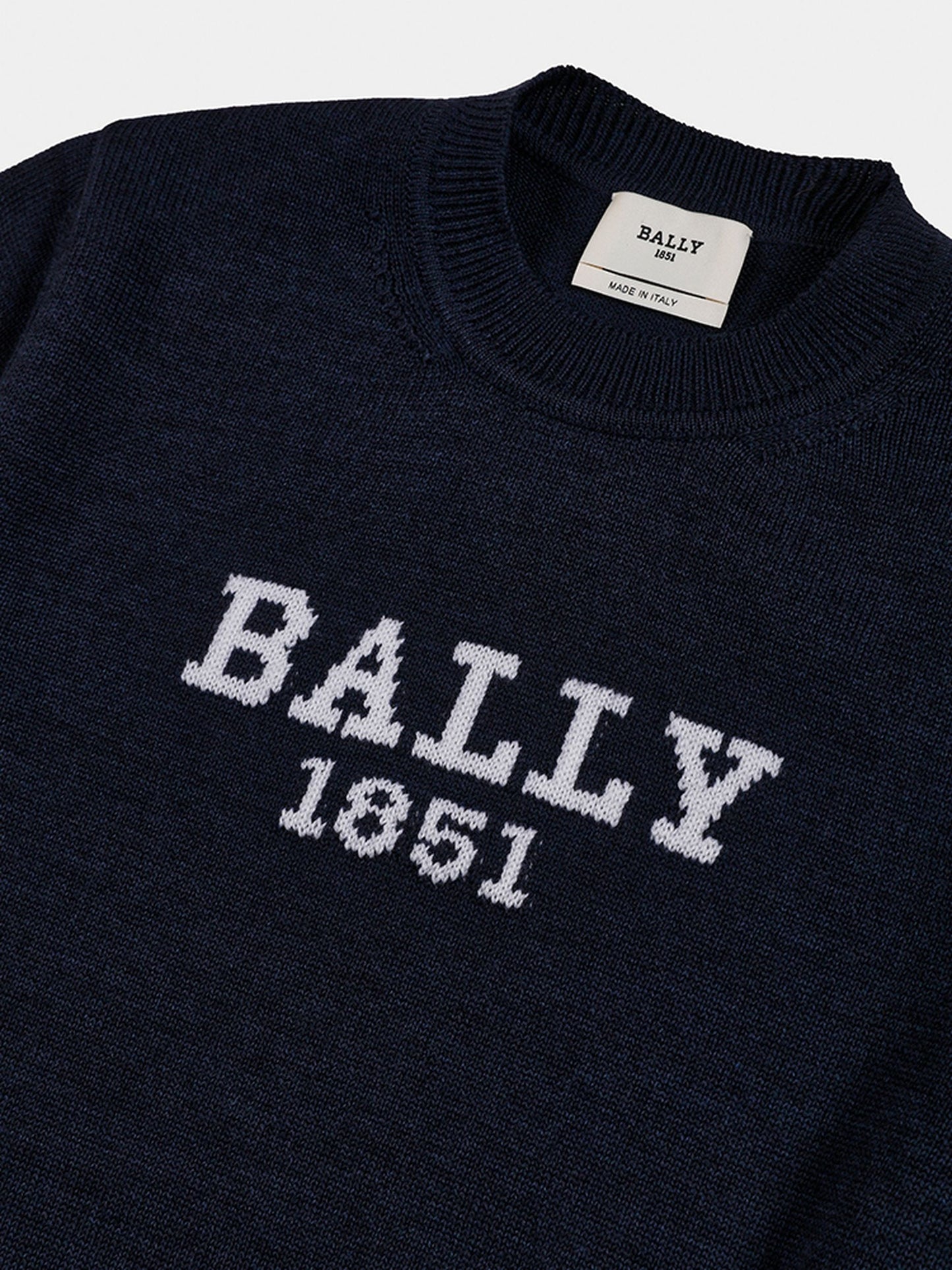 Sweater in Blue Wool