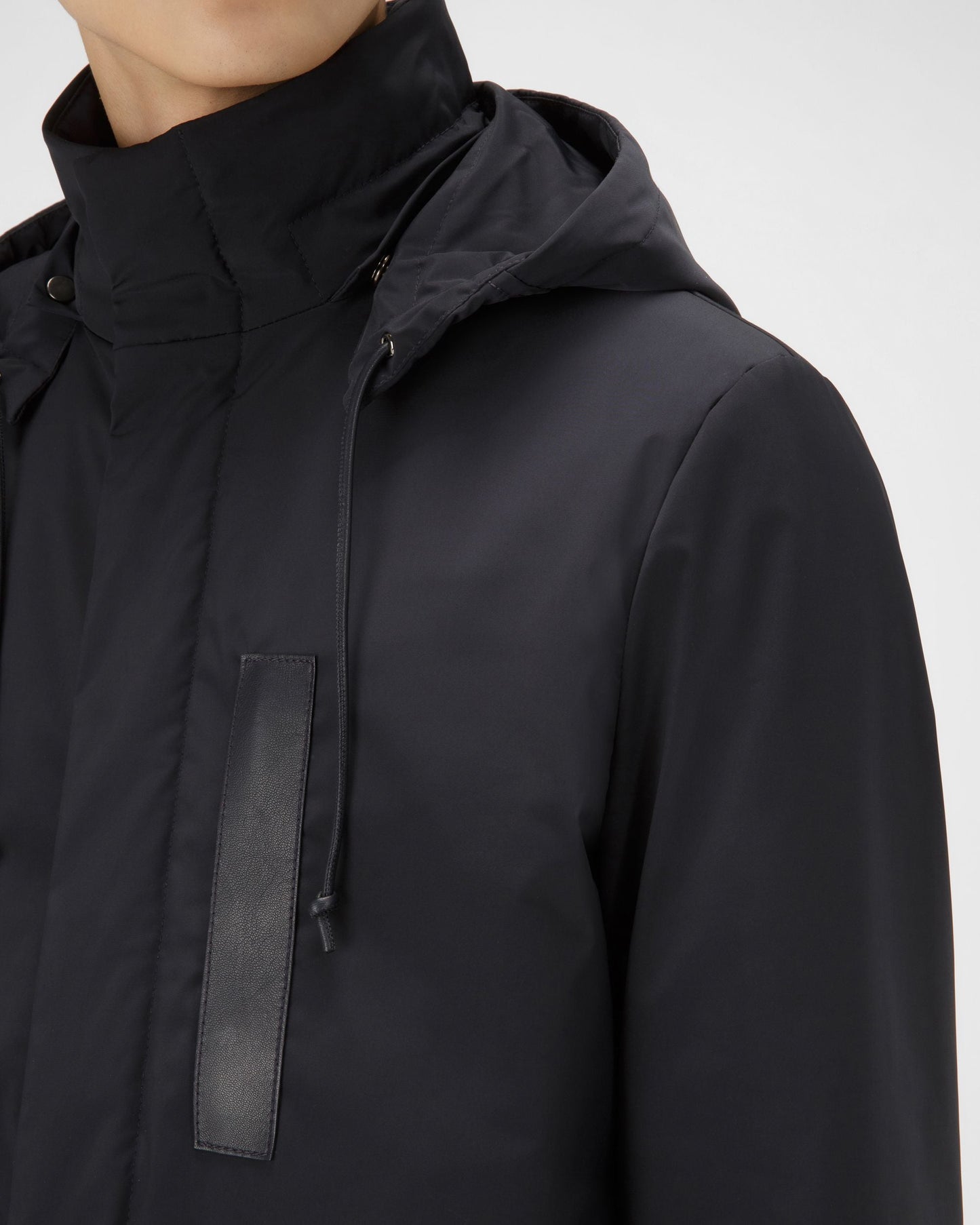 Polyester Coat In Navy