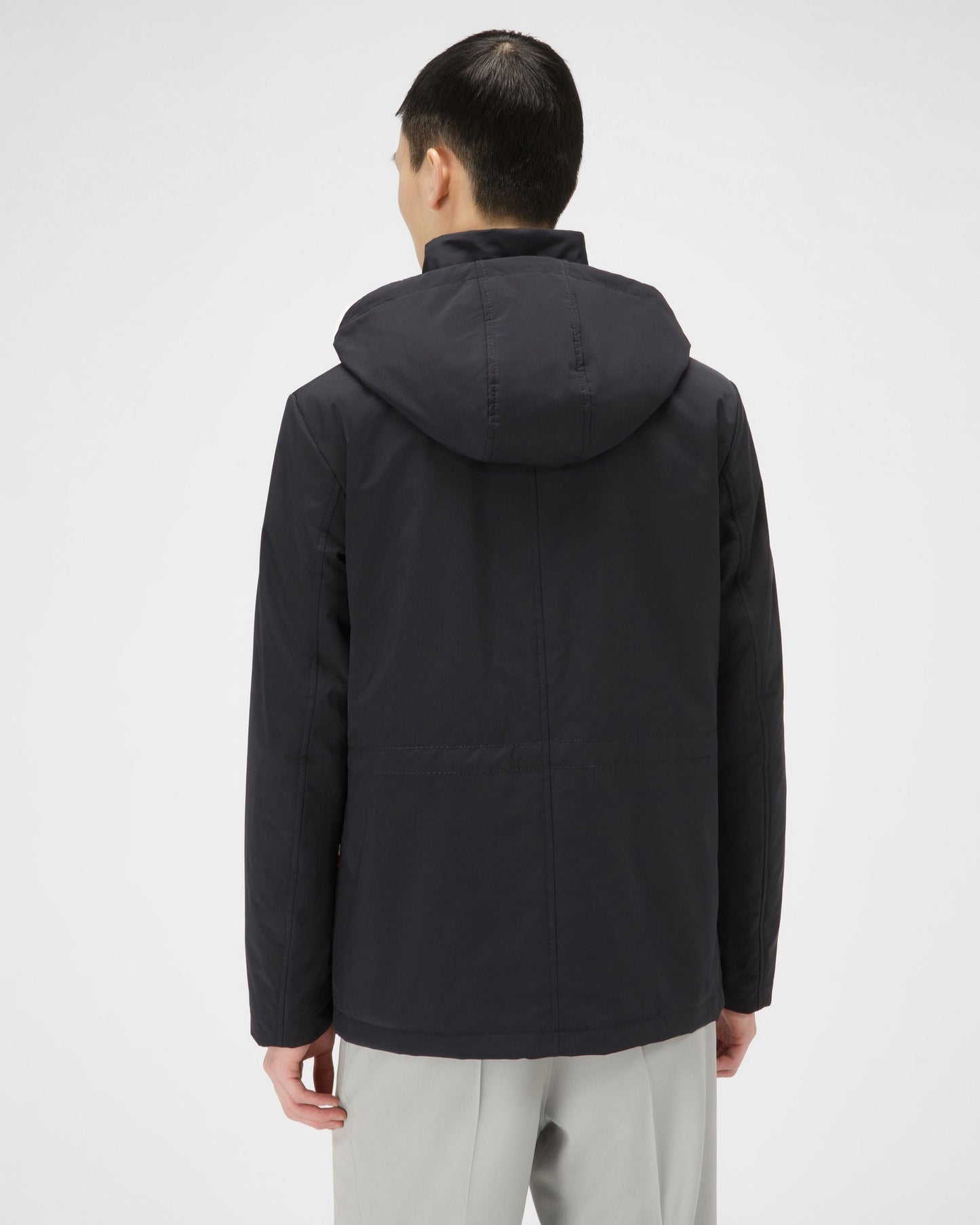 Polyester Coat In Navy