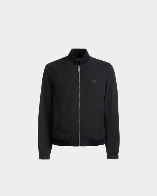 Bomber Jacket | Men's Jacket | Ink Polyester Mix | Bally | Still Life Front