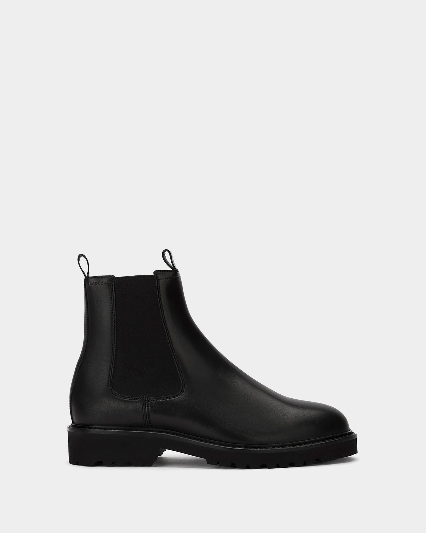 Bootie in Black Leather