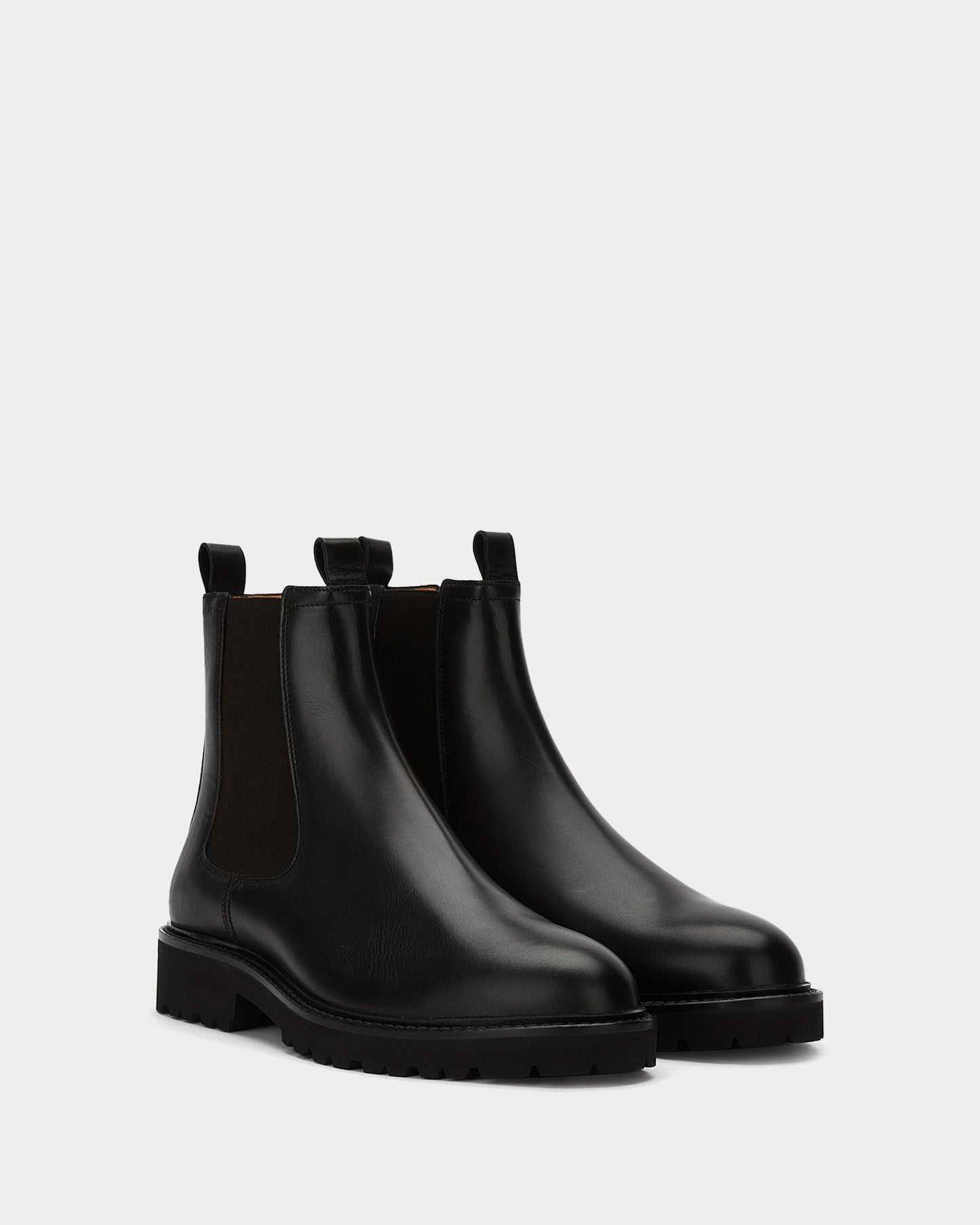 Bootie in Black Leather