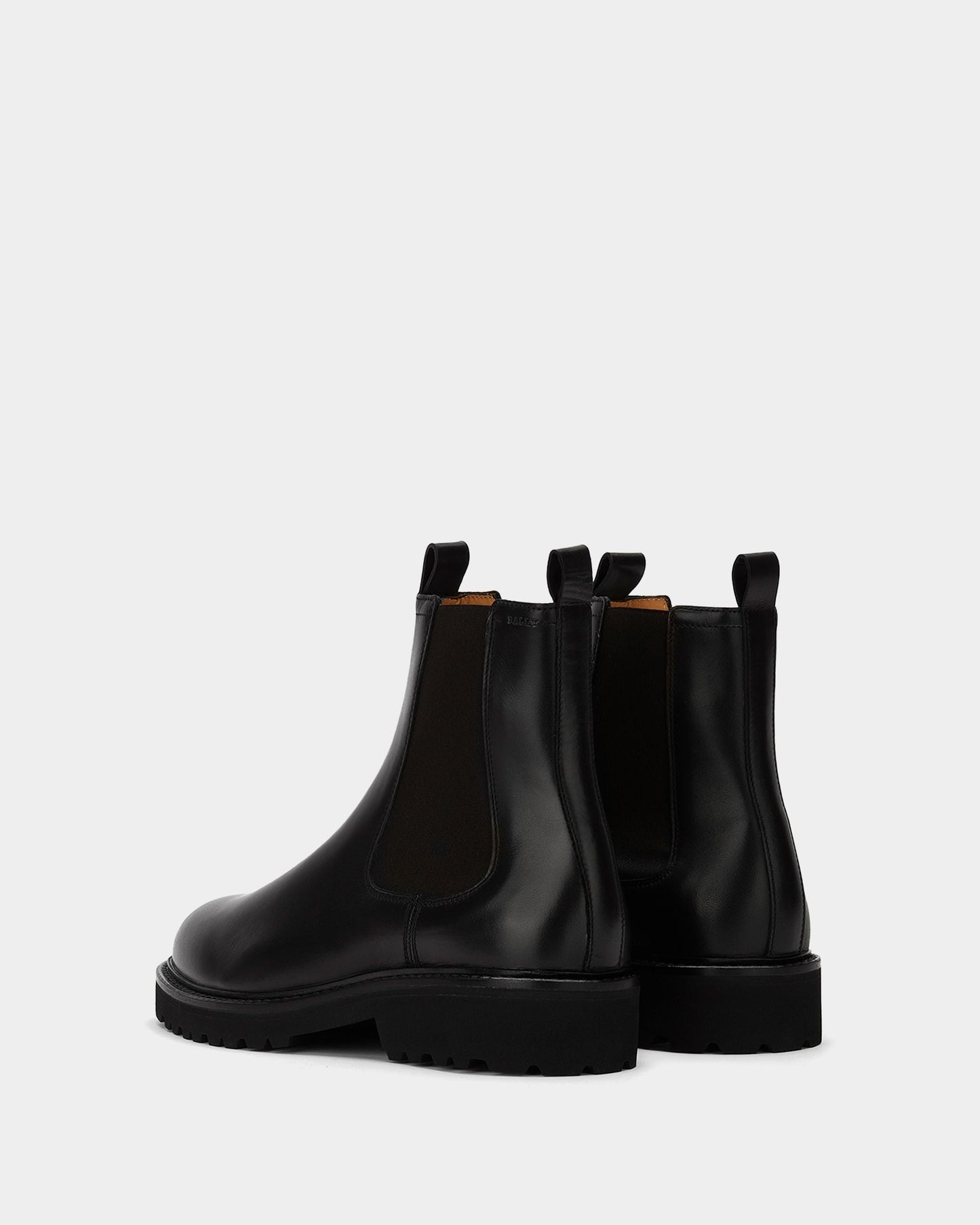Bootie in Black Leather