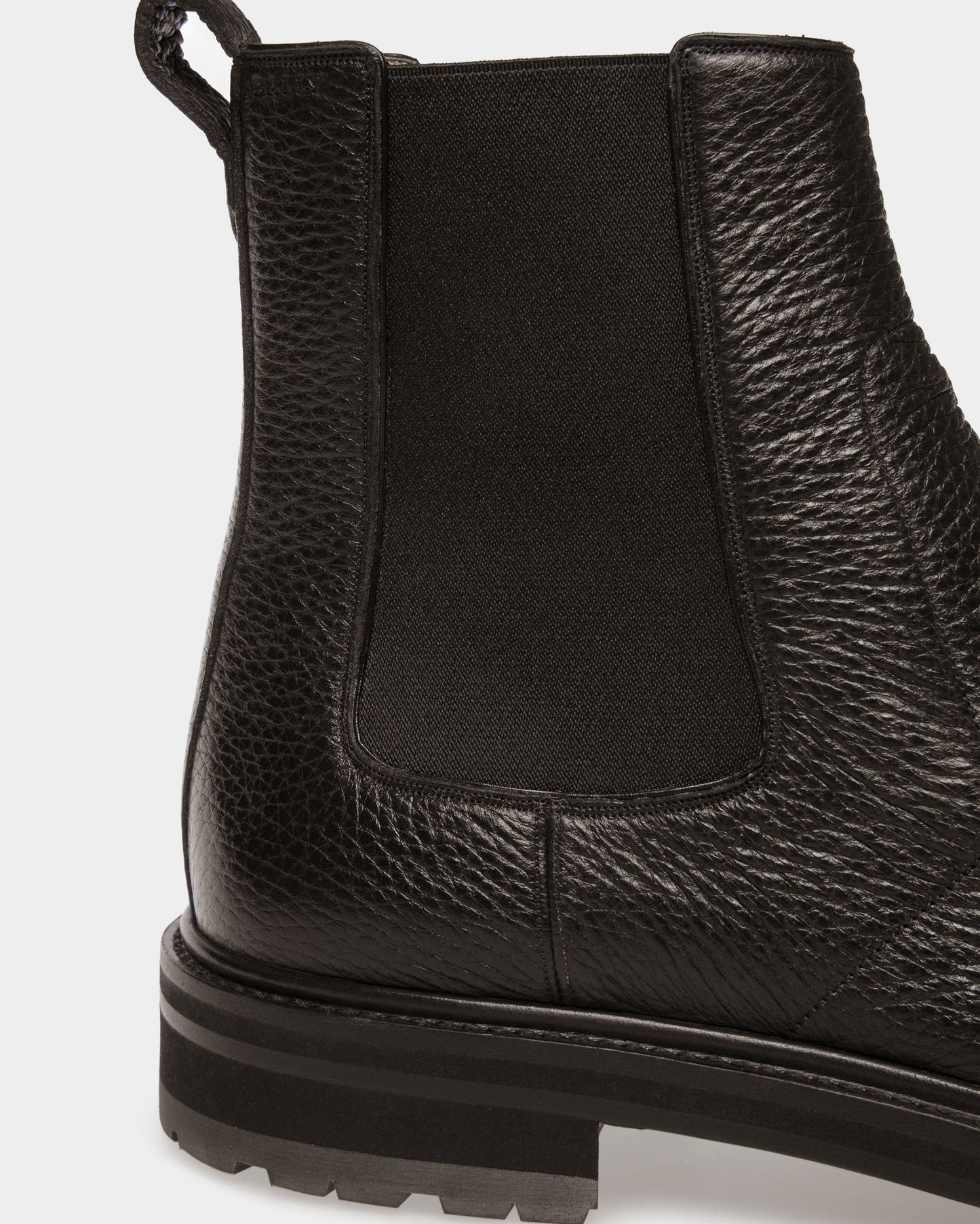 Mirno Leather Booties In Black