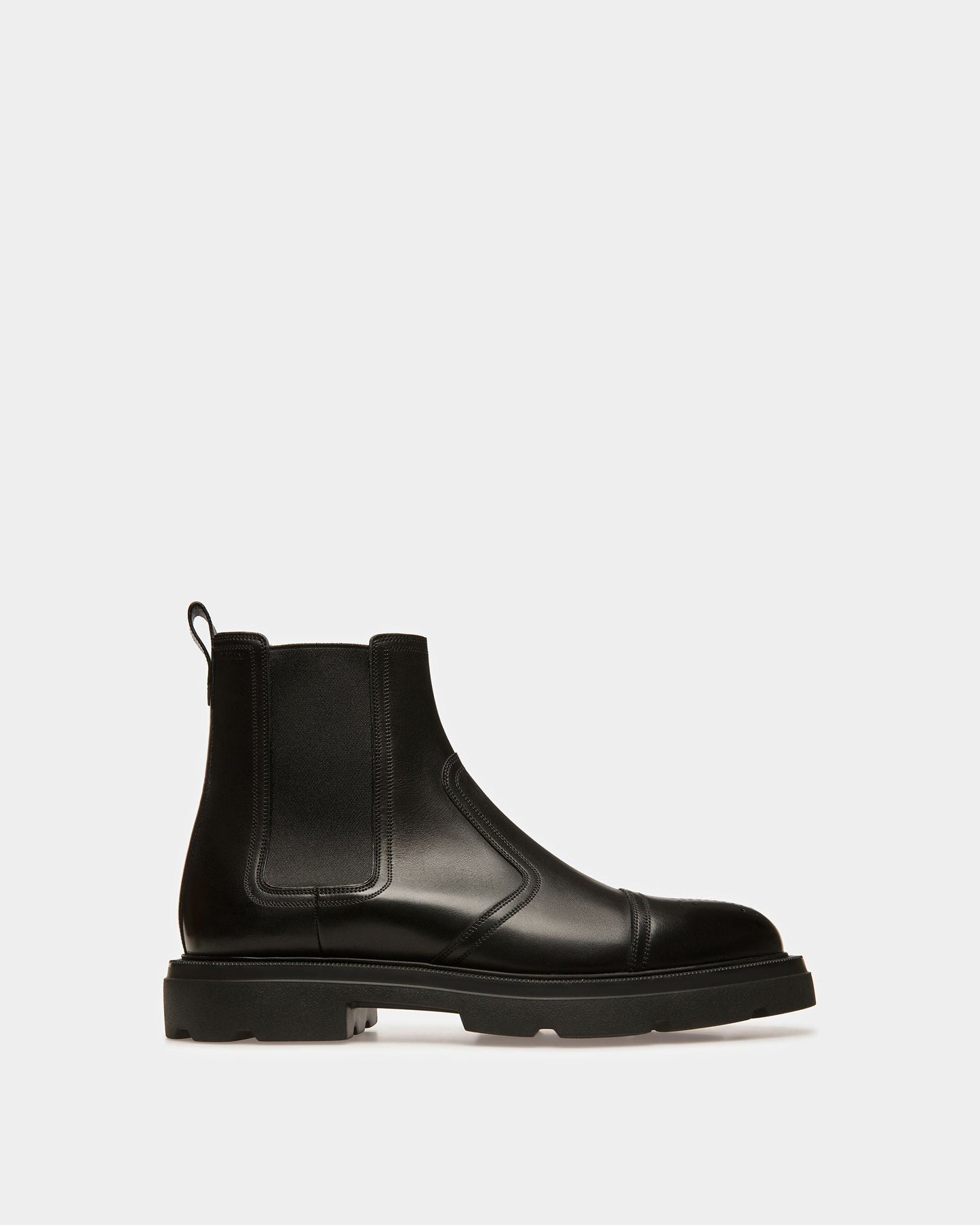 Zecron Leather Boots In Black