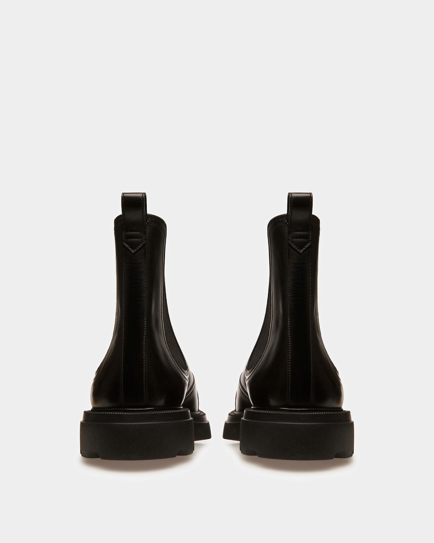 Zecron Leather Boots In Black