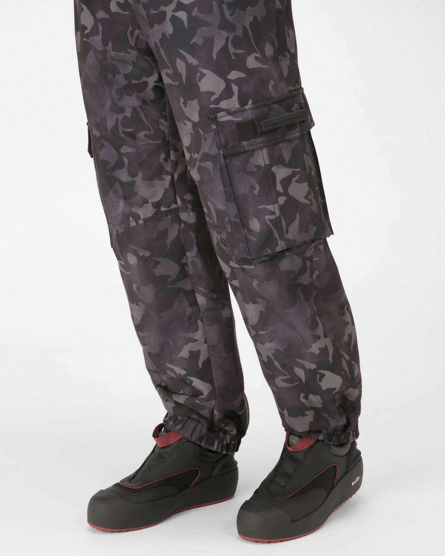 Curtys Leather Snow Boots In Black