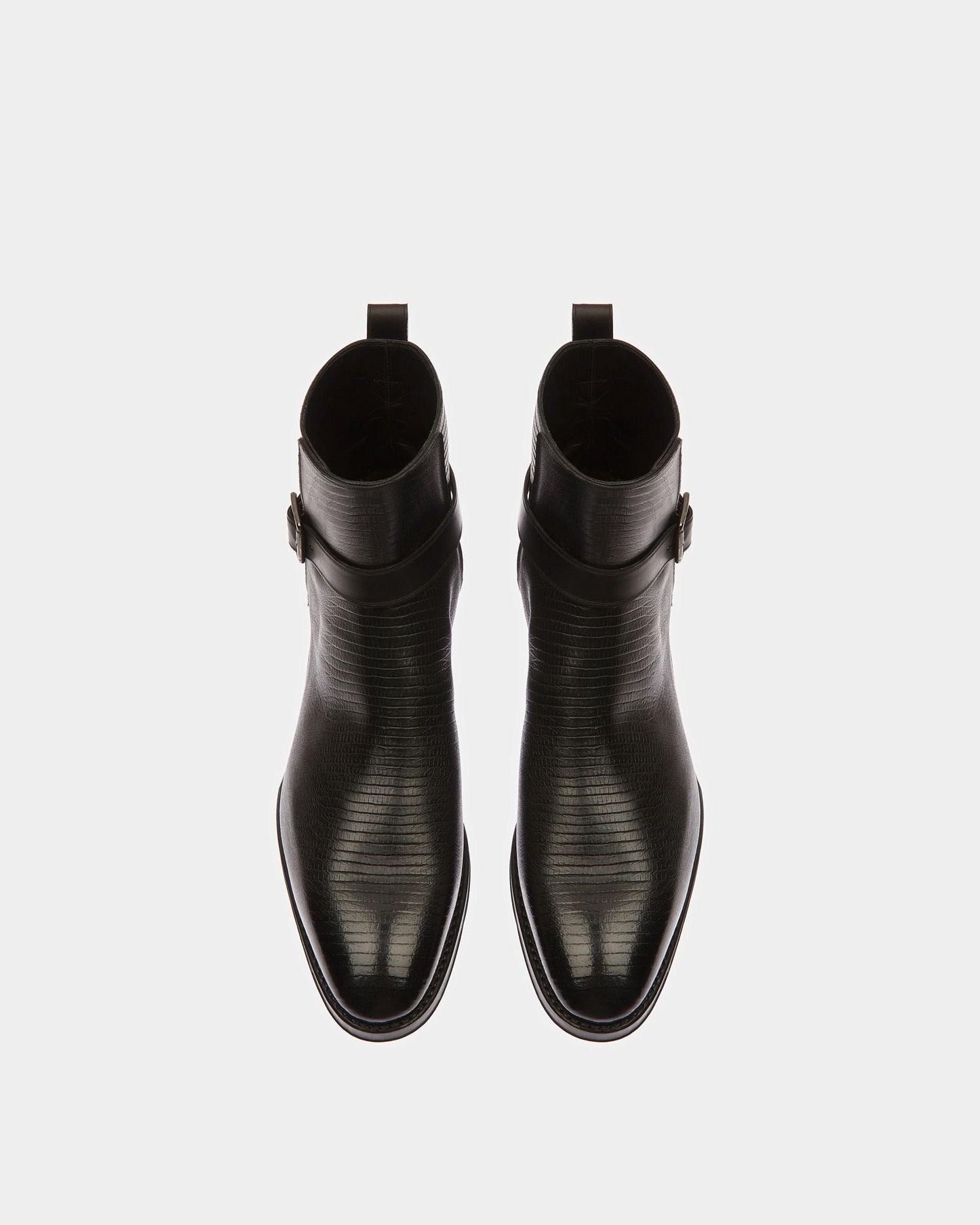 Scaviel Leather Boots In Black