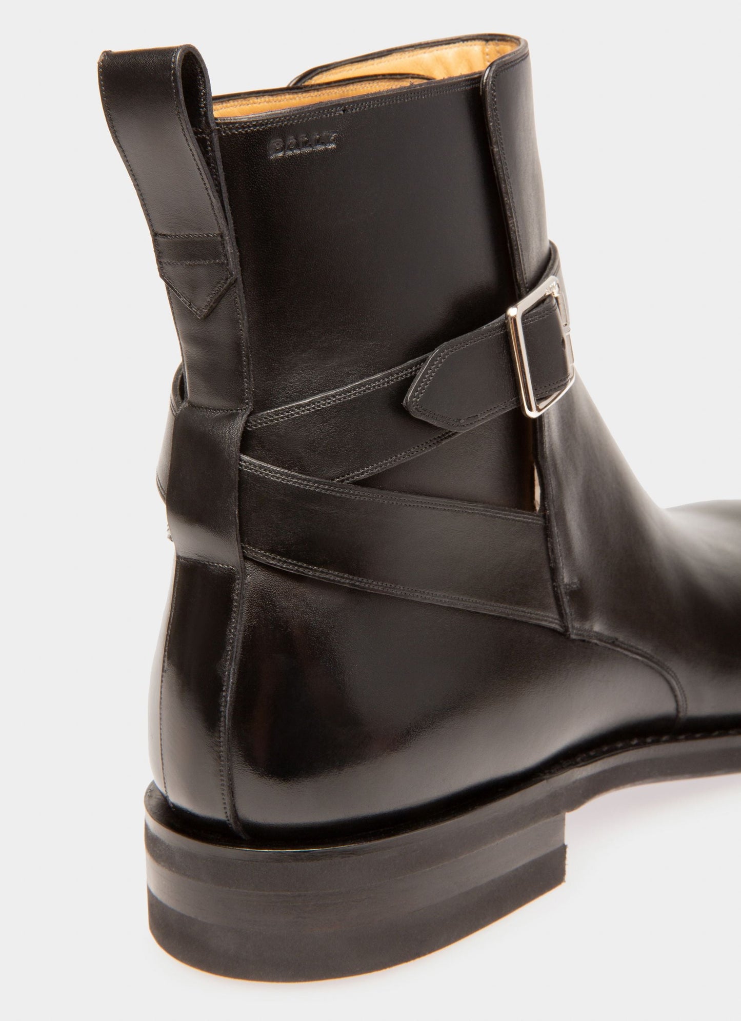 Scribe Novo Booties In Black Leather