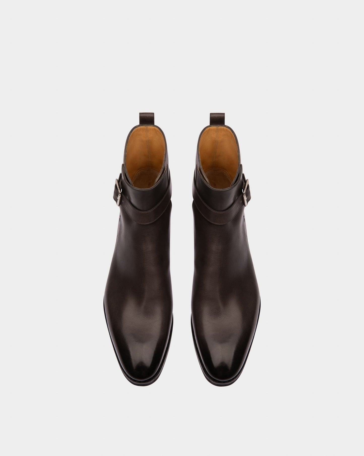 Scaviel Leather Boots In Army Green