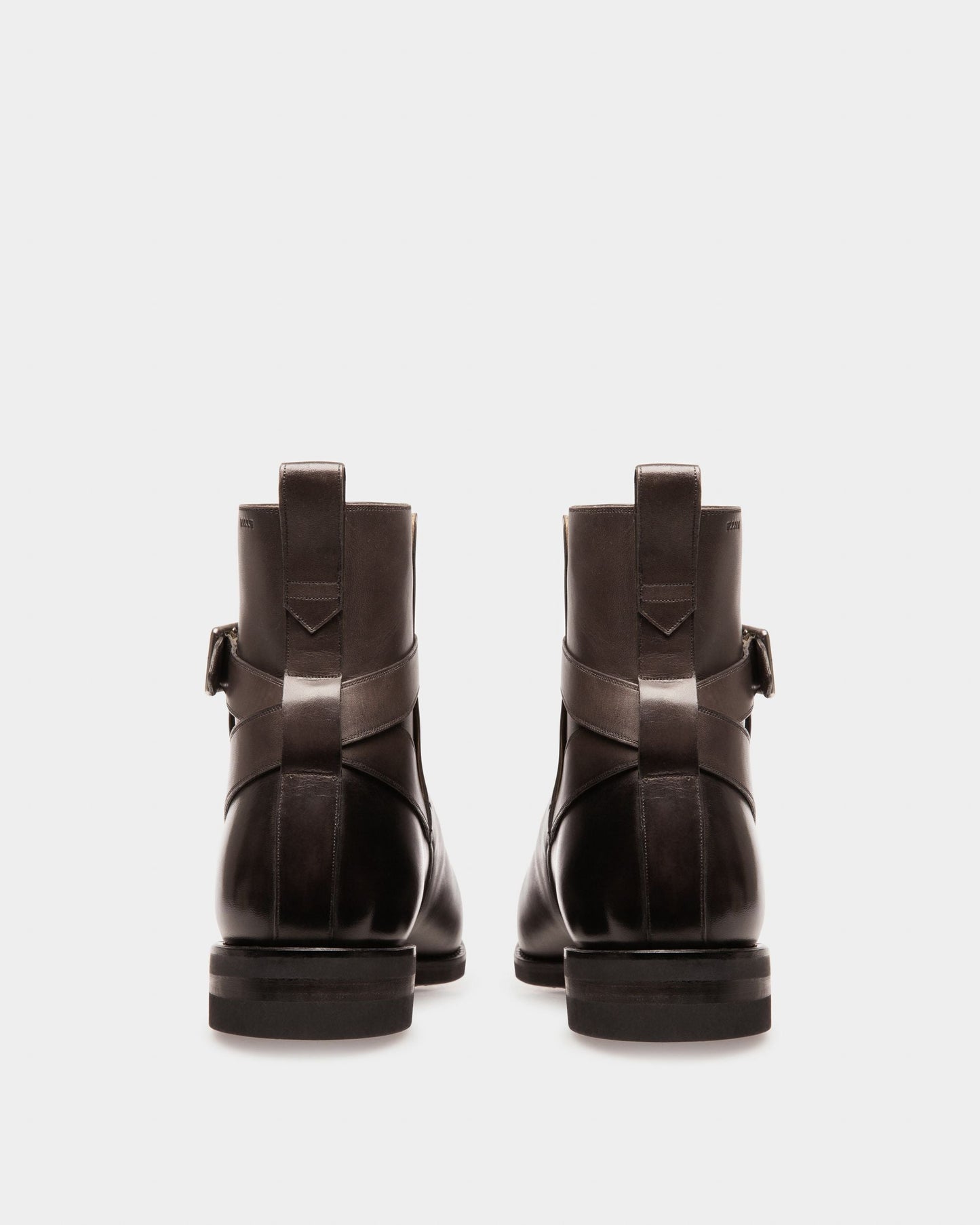 Scaviel Leather Boots In Army Green