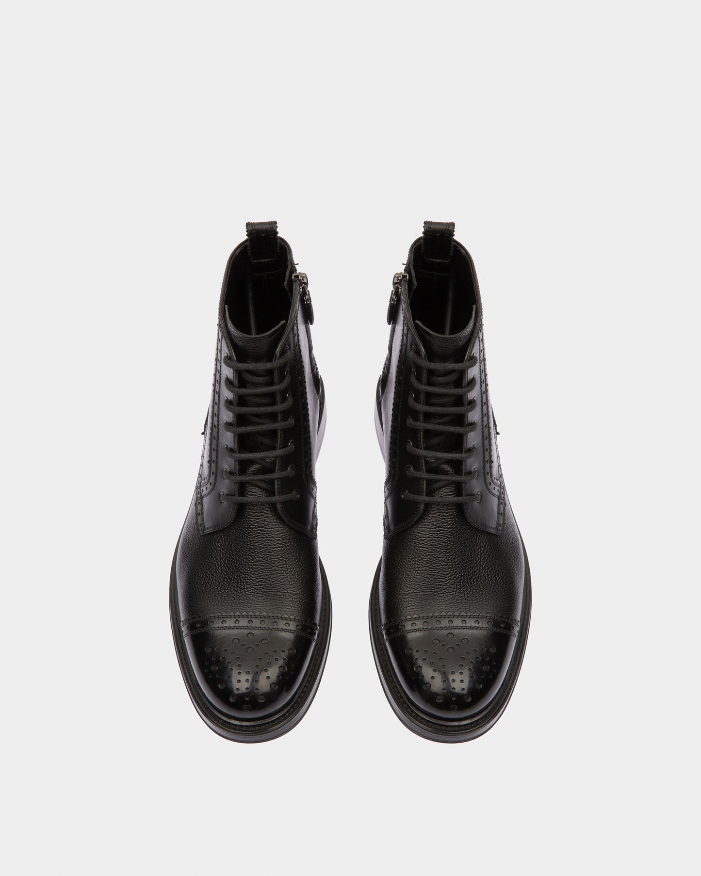 Nicoldon Leather Boots In Black