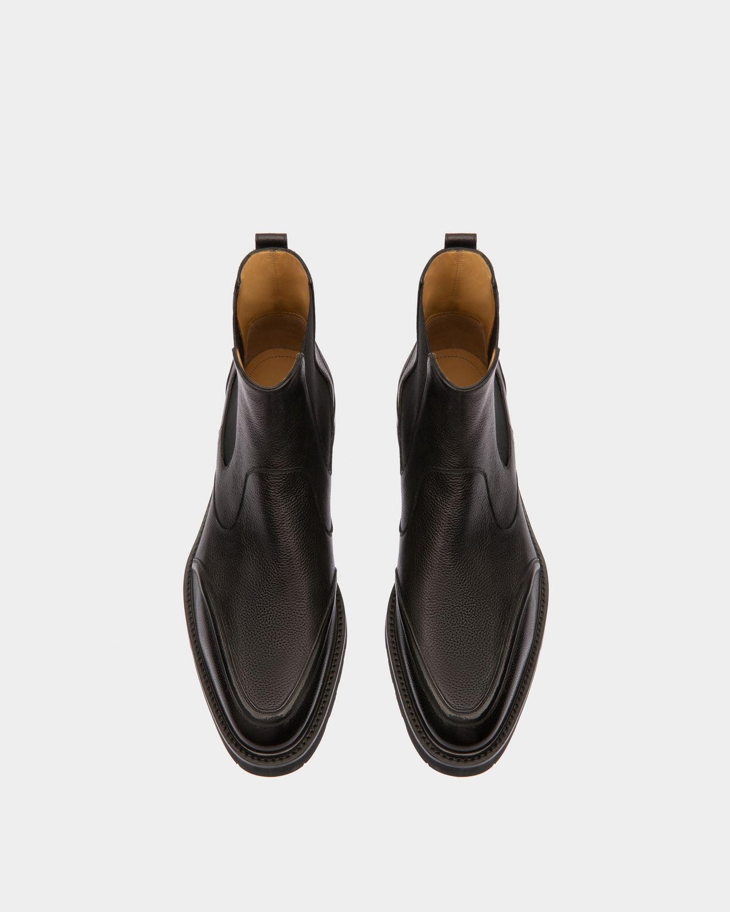 Mildor Leather Boots In Black