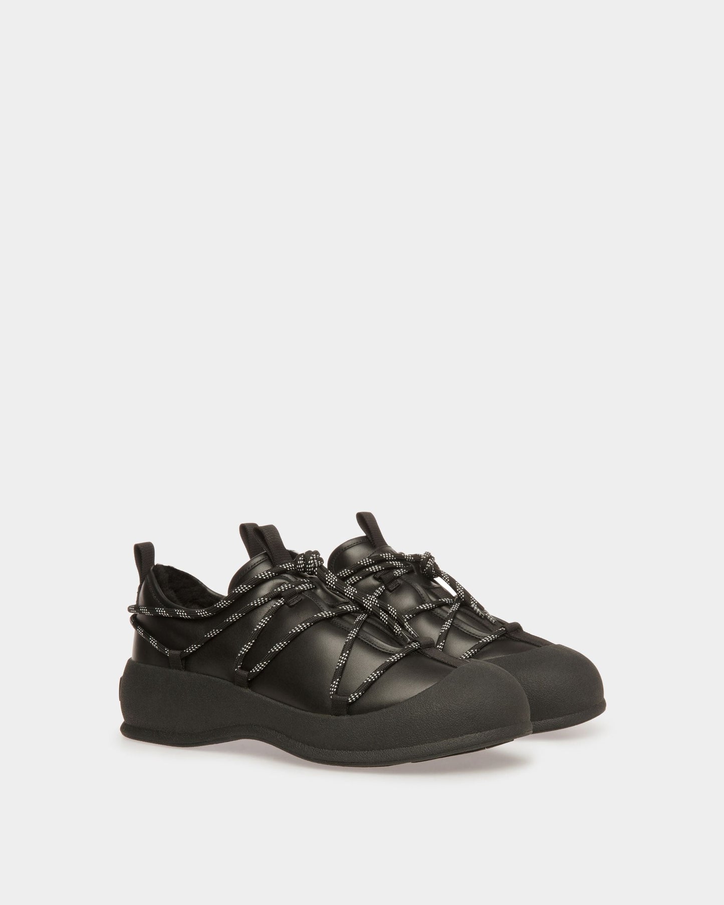 Corky | Men's Boots | Black Leather | Bally | Still Life 3/4 Front