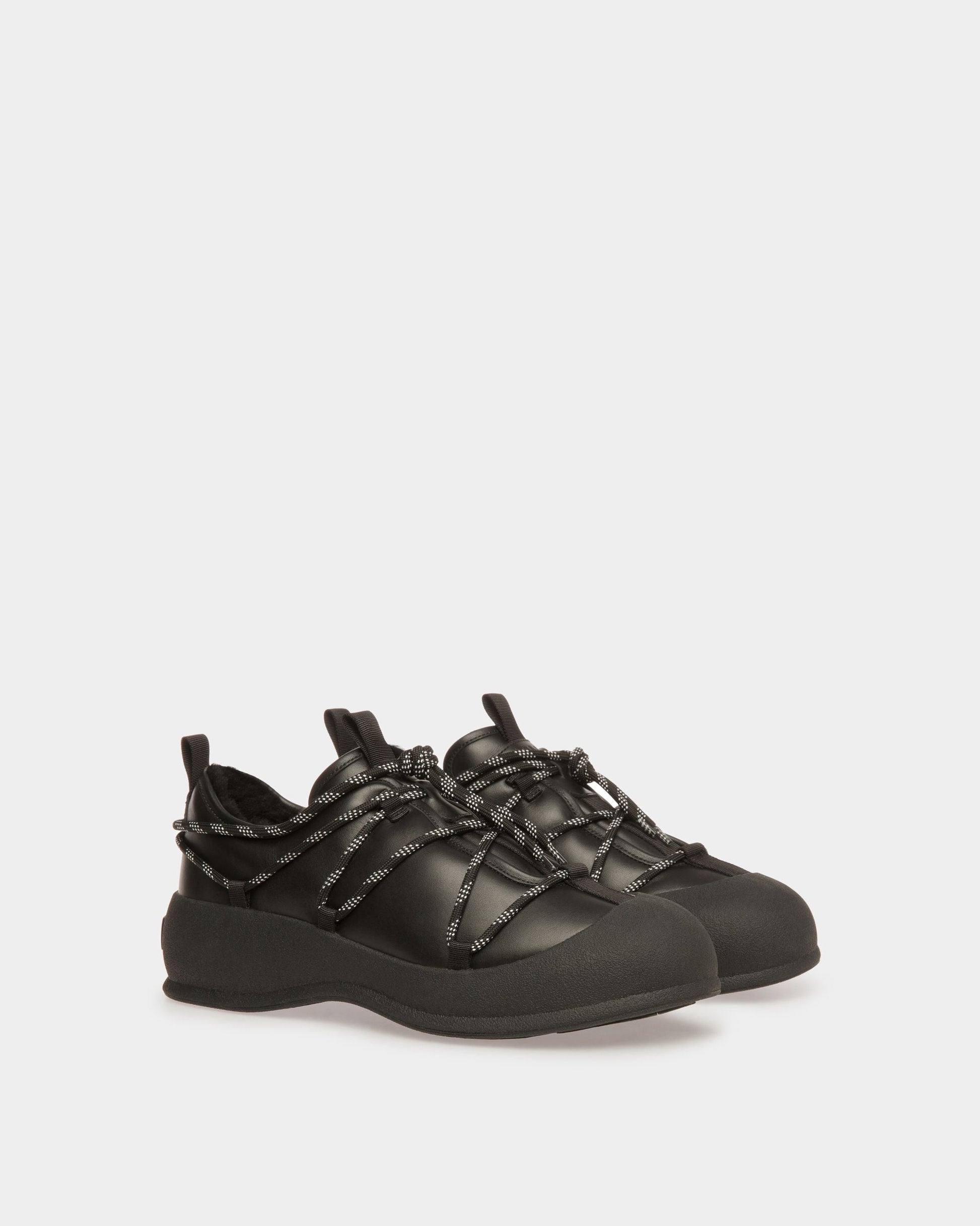 Corky | Men's Boots | Black Leather | Bally | Still Life 3/4 Front