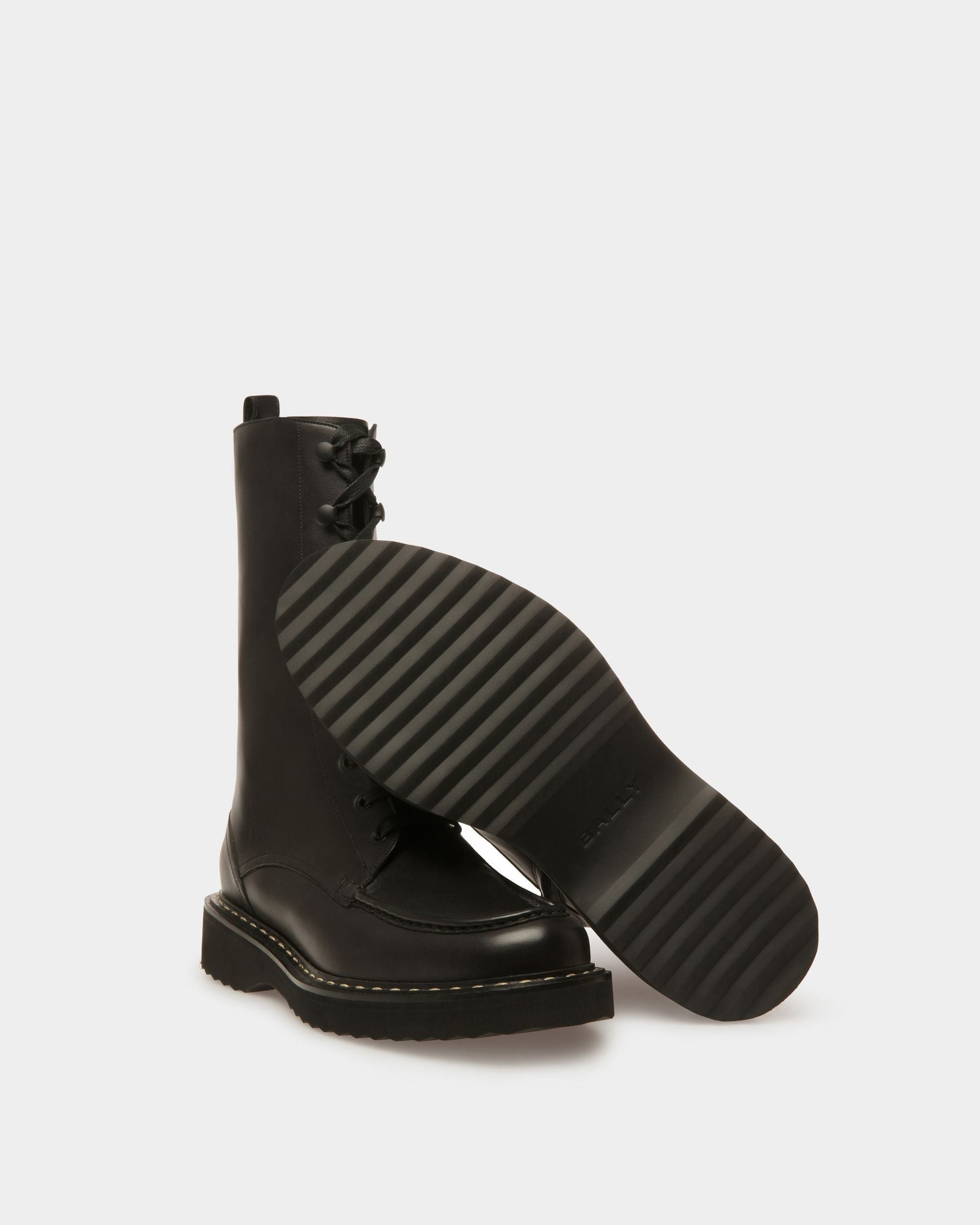 Novarno | Men's Boots | Black Leather | Bally | Still Life Below