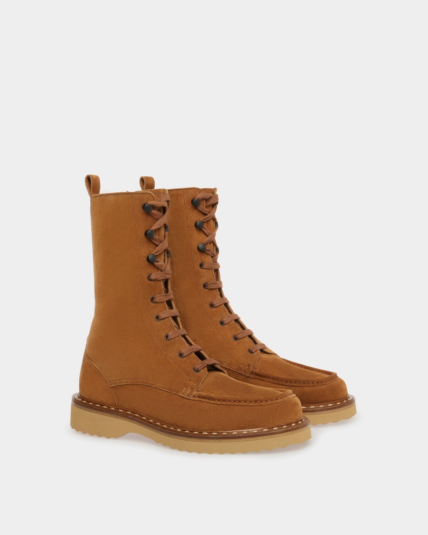Novarno | Men's Boots | Brown Leather | Bally | Still Life 3/4 Front